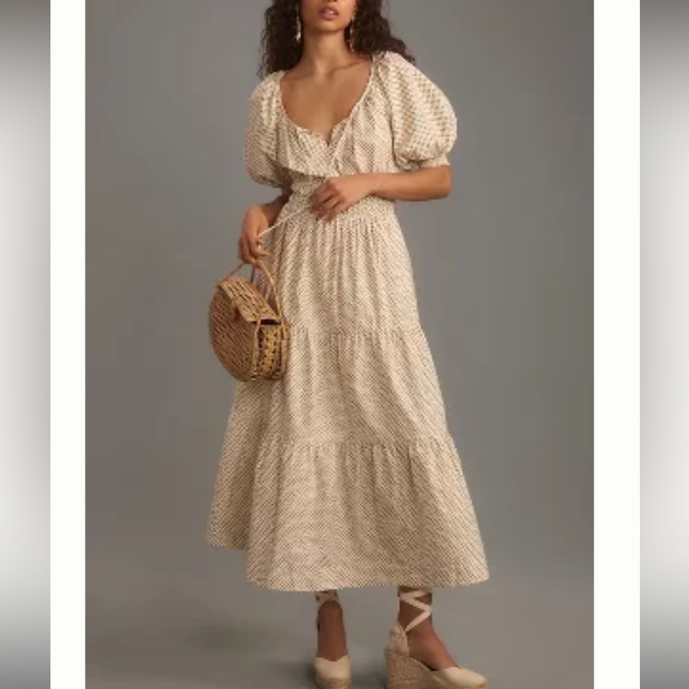 The Somerset Maxi Dress: Puff Sleeve Edition size XS Petite by Anthropologie